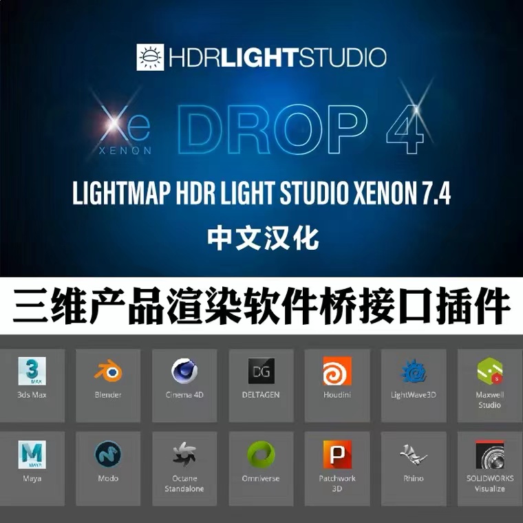 C4D最强灯光插件神器（HDR Light Studio）【928期】